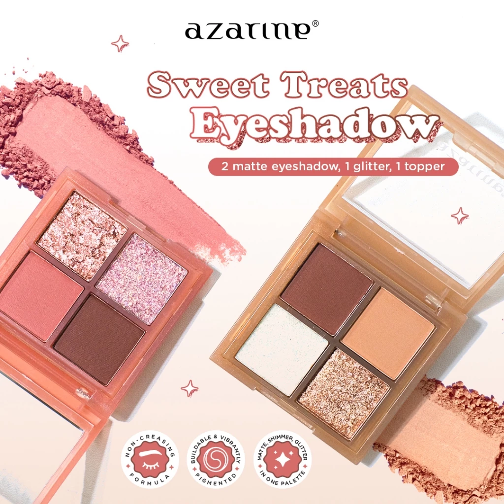 Azarine Sweet Treats Eyeshadow 5.5 gr untuk Tampilan Mata Menawan