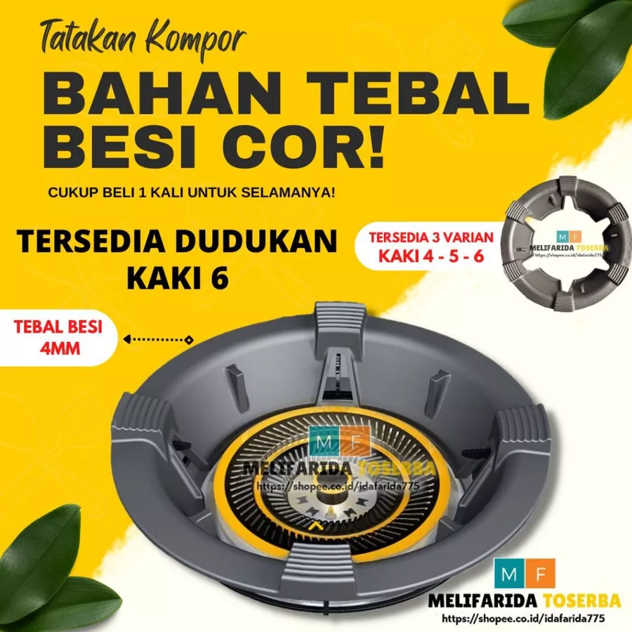 ULTIMATE ENERGY SAVER - Tatakan Dudukan Kompor Gas Semua Merk ANTI ANGIN Bahan Besi Original