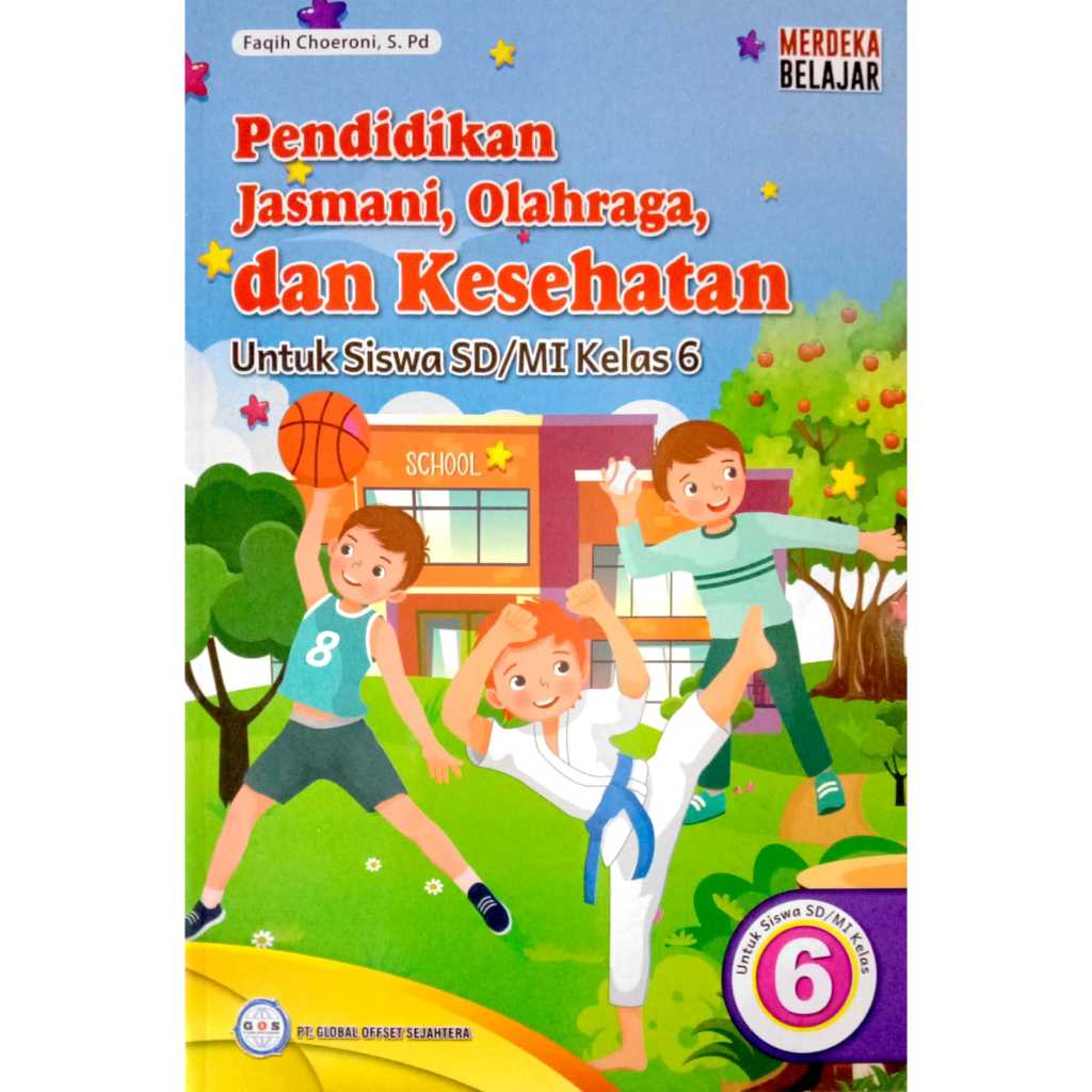 Jual BUKU SISWA PJOK KELAS 6 KURIKULUM PENGGERAK-MERDEKA SD/MI PENERBIT ...