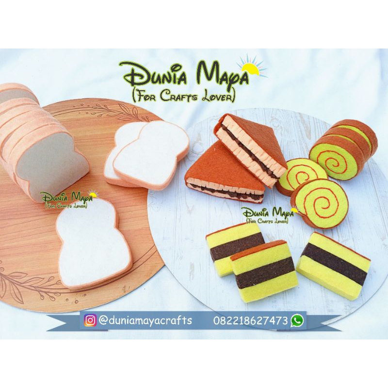 Jual Aplikasi Kue Flanel, Replika Makanan, Souvenir | Shopee Indonesia