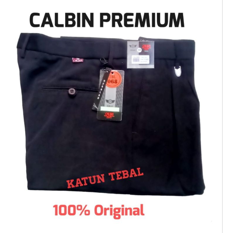 Jual Celana Calbin Bahan Pria kerja Formal/Standart/Slim fit Original ...