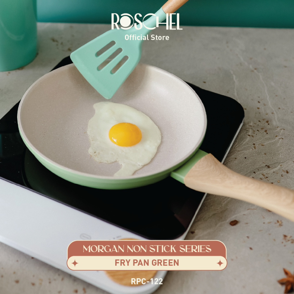 Jual Roschel Morgan Non-Stick Frypan 20 , 22 , 24 cm Greblon C2 German ...