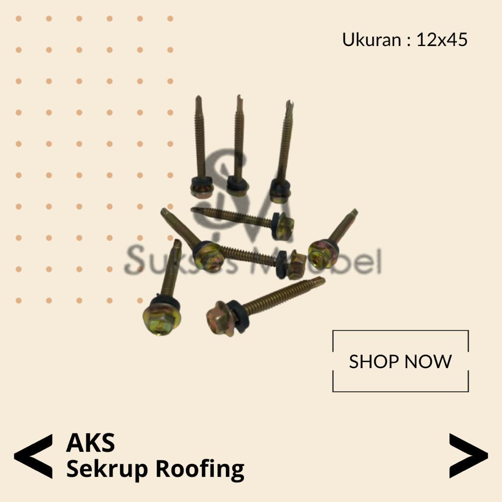 Jual SEKRUP ROOFING 12 X 45 AKS / SEKRUP BAJA RINGAN AKS 12 X 45 MM ...
