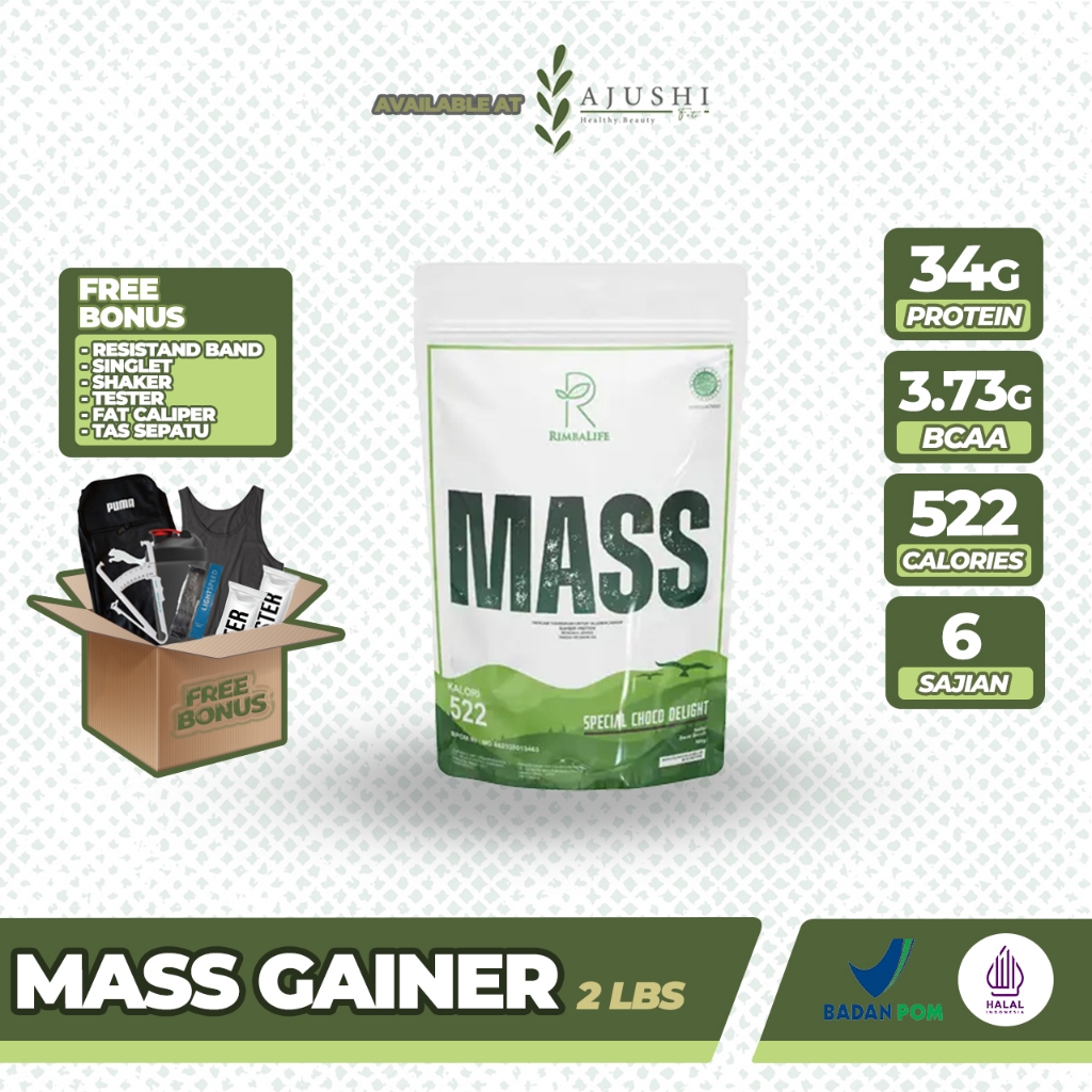 Jual Rimbalife Rimba Mass 2lbs Rimbamass 2lb 900 Gram Gainer Bulking