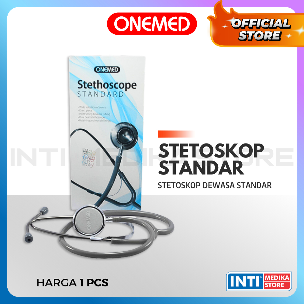Jual Onemed Stetoskop Dewasa Standar One Med Adult Sthetoscope Shopee Indonesia 4969