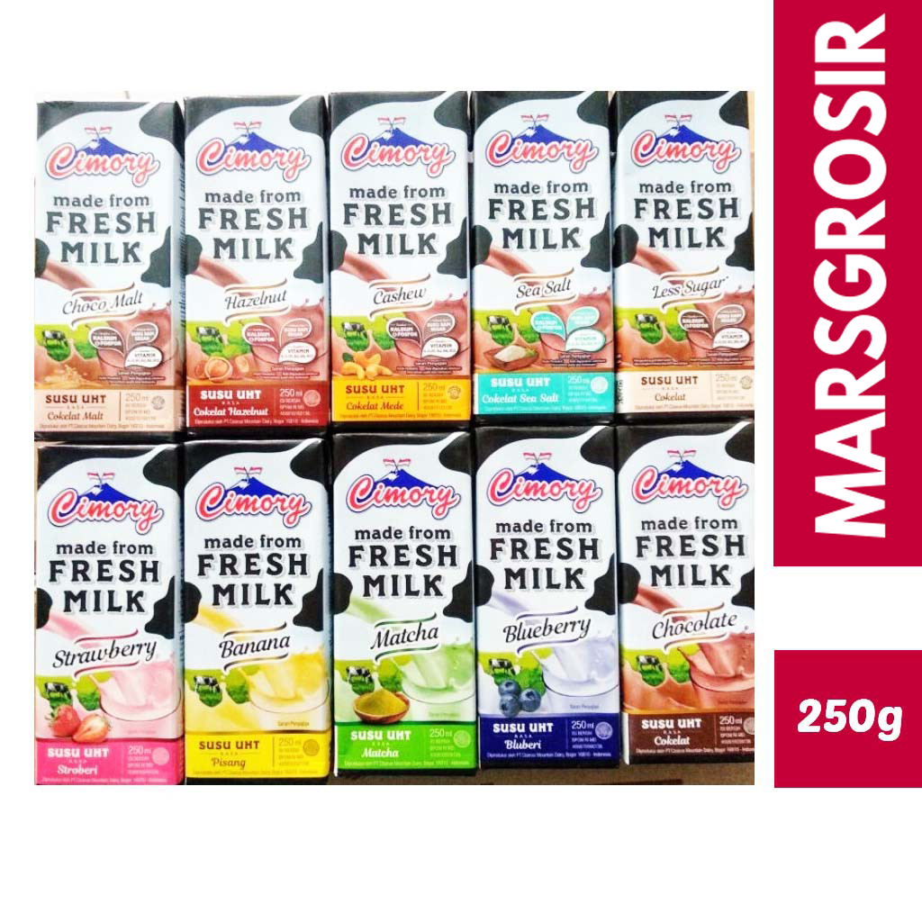 Jual Cimory Fresh Milk Susu UHT 250ml | Shopee Indonesia