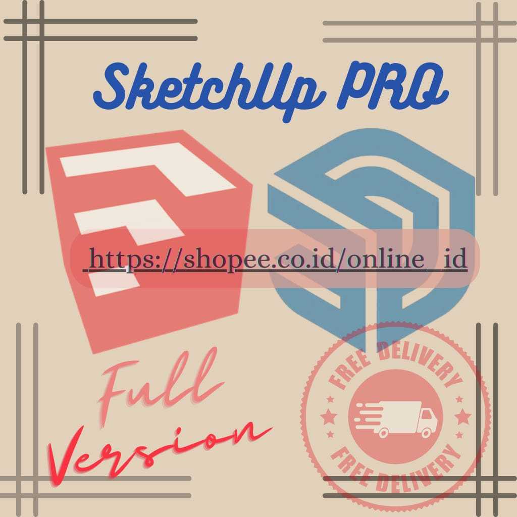 Jual Sketchup Pro 2024 Sw Desain 3D Full Version | Shopee Indonesia