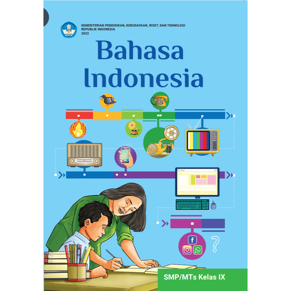 Jual KELAS 9 BHS INDO K21 - Kemendikbudristek - Bahasa Indonesia Untuk SMP Kelas IX - Buku Siswa ...