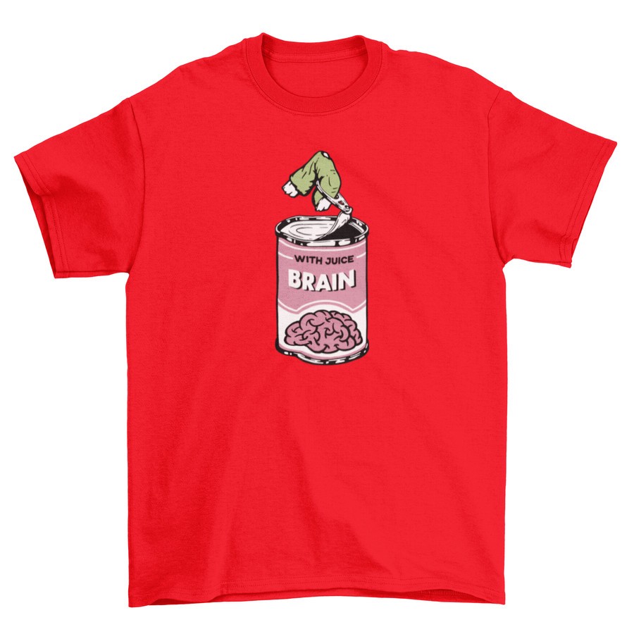 Jual Kaos Kartun Pria Tomoinc Geek Vol 4 Canned Brain Shopee Indonesia