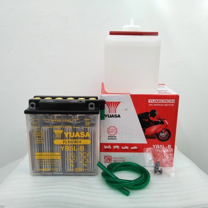 Jual YUASA AKI GRAND BASAH (YB 5L-B X 5A) | Shopee Indonesia