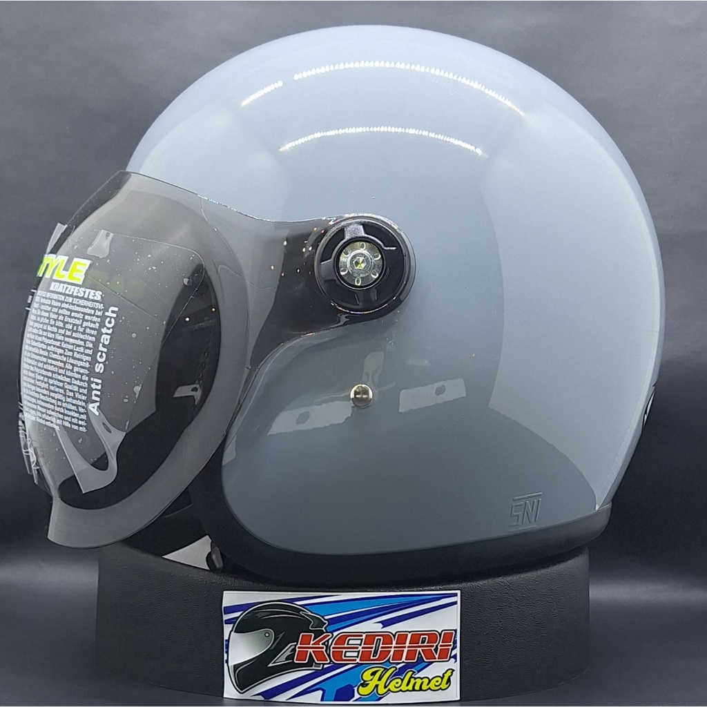 Jual Helm HIU VIGO Solid polos Japanese retro jepang Shopee Indonesia