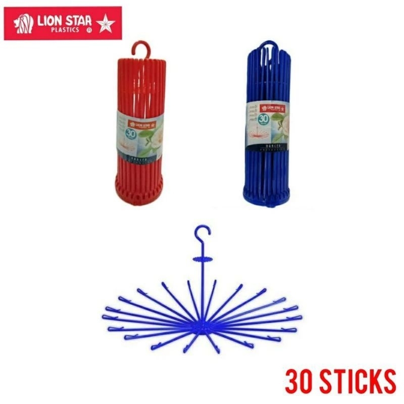Jual Gantungan Jemuran Folding Hanger Lion Star 30 stik Original Shopee Indonesia