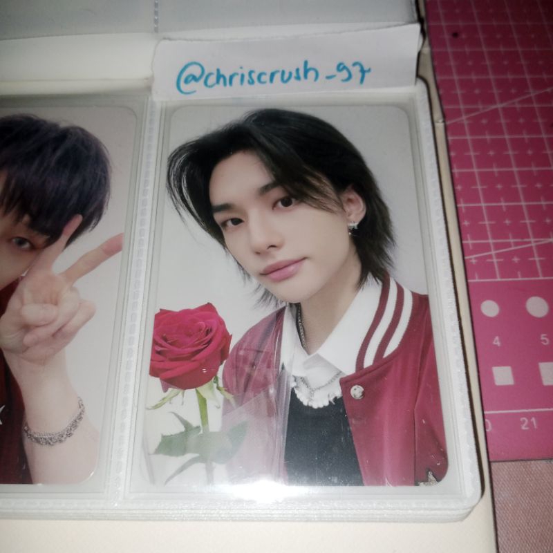Jual LD Lucky Draw R4 Round 4 Hyunjin Bunga Mawar 5 Star Stray Kids ...