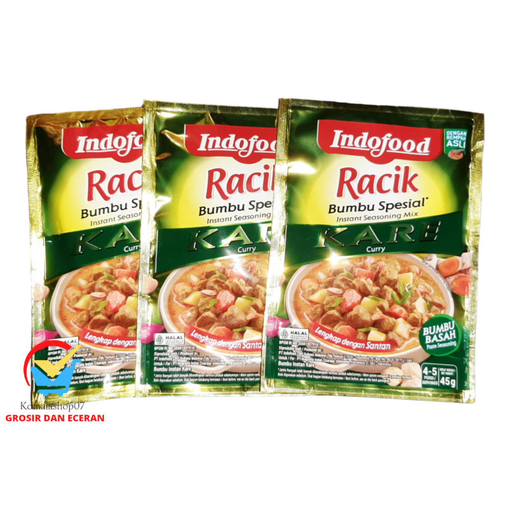 Jual INDOFOOD BUMBU RACIK KARE 45G | Shopee Indonesia