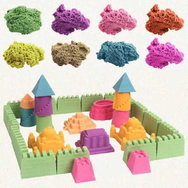 Pasir Ajaib REFILL 1 KG - Pink - Magic Kinetic Play Sand / Pasir
