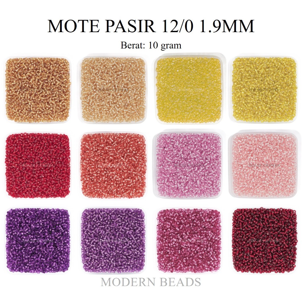 Jual [10 GRAM] Manik-Manik Pasir / Mote Payet Pasir Semi Jepang 12/0 1 ...