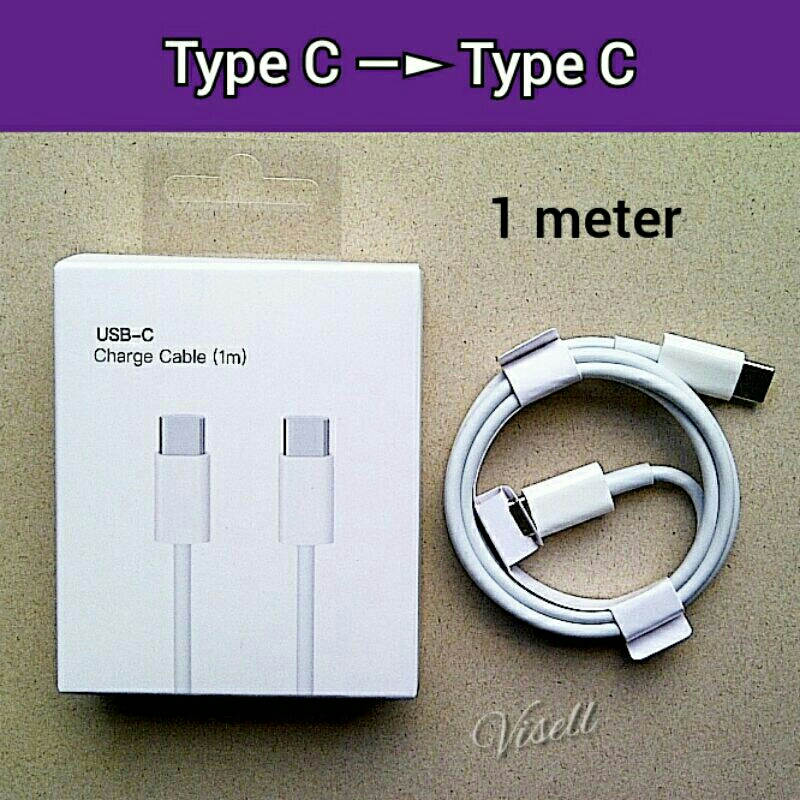 Jual Kabel Data / Charger USB Tipe Type C To Tipe Type C | Shopee Indonesia