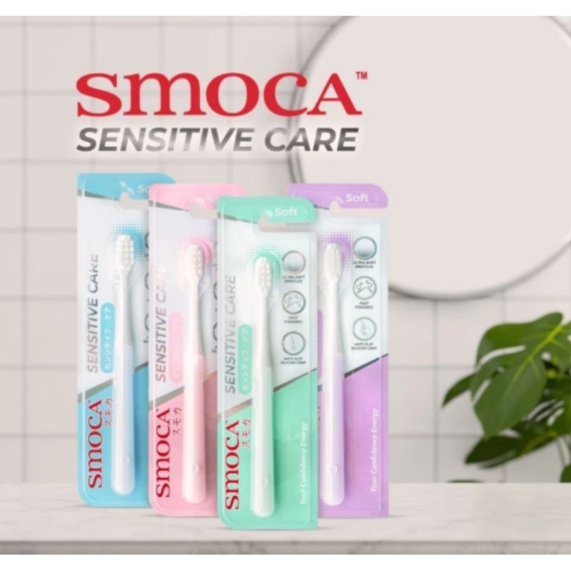 Jual Sikat Gigi Smoca Sensitive Care | Shopee Indonesia