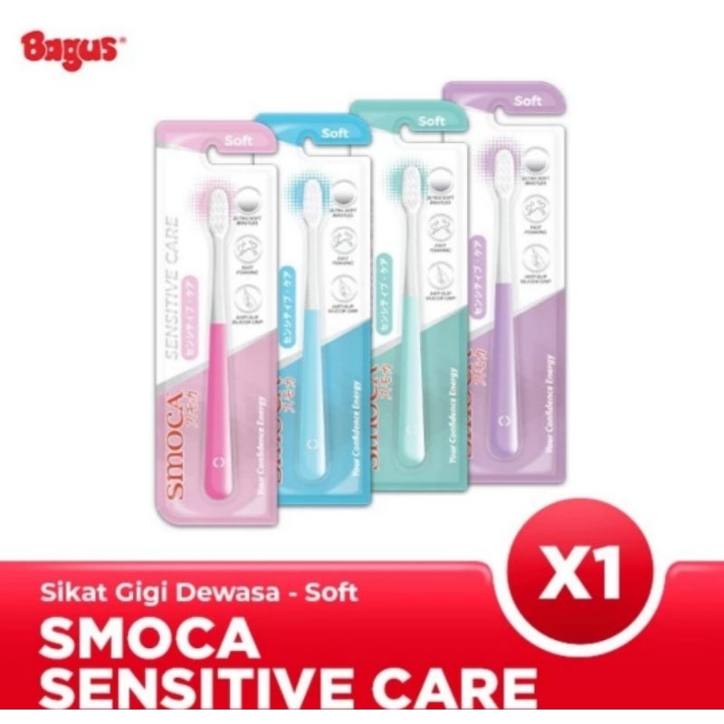 Jual Sikat Gigi Smoca Sensitive Care | Shopee Indonesia