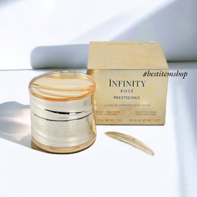 Jual Kose Infinity Prestigious Global Rejuvenating Dual Cream Shopee Indonesia