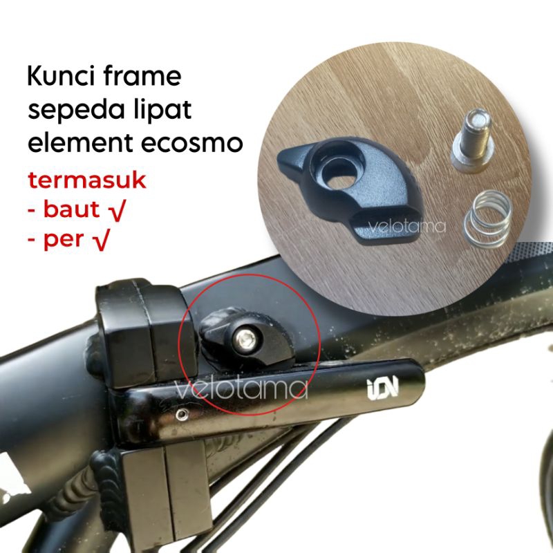 Jual Kunci frame sepeda lipat ecosmo pengunci frame sepeda lipat ...
