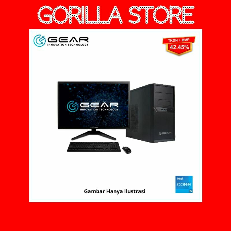 Jual PC DESKTOP GEAR GE-34H50S28W10 | Shopee Indonesia