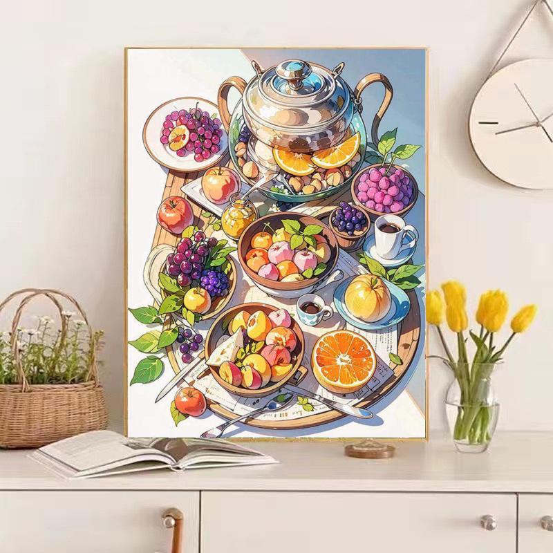 Jual Paint By Number 40x50cm DIY Paint Kit with Frame Digital Painting ...