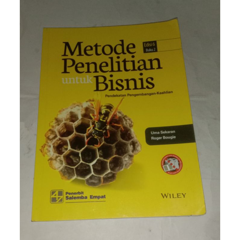 Jual Metode penelitian Untuk Bisnis Edisi 6 Buku 2 by Uma Sekaran (ORI