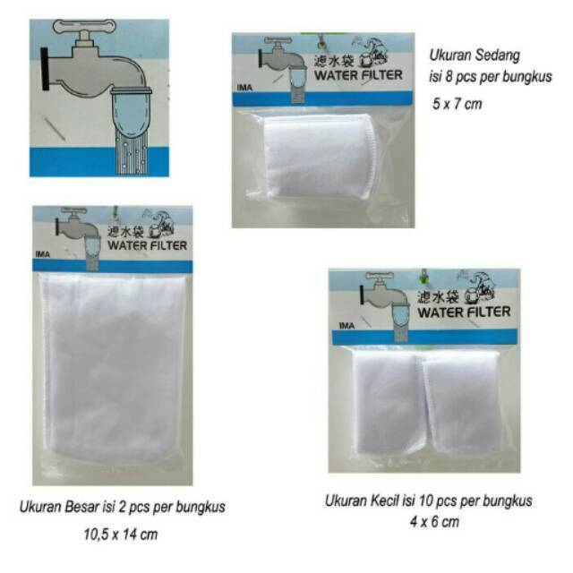 Jual Saringan air kain / Water Filter Good Quality 99% | Shopee Indonesia