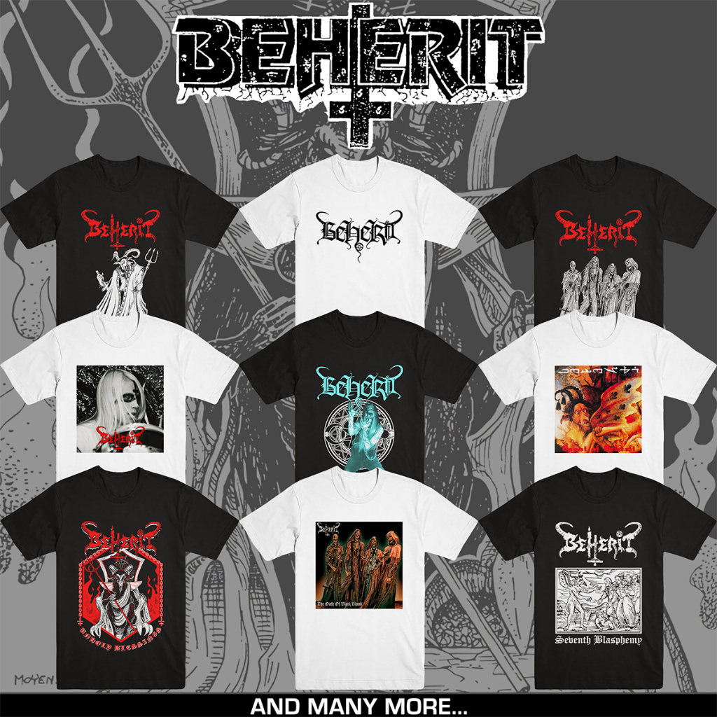 Jual BEHERIT | T-SHIRT BAND | BLACK METAL | MERCHANDISE | Shopee Indonesia