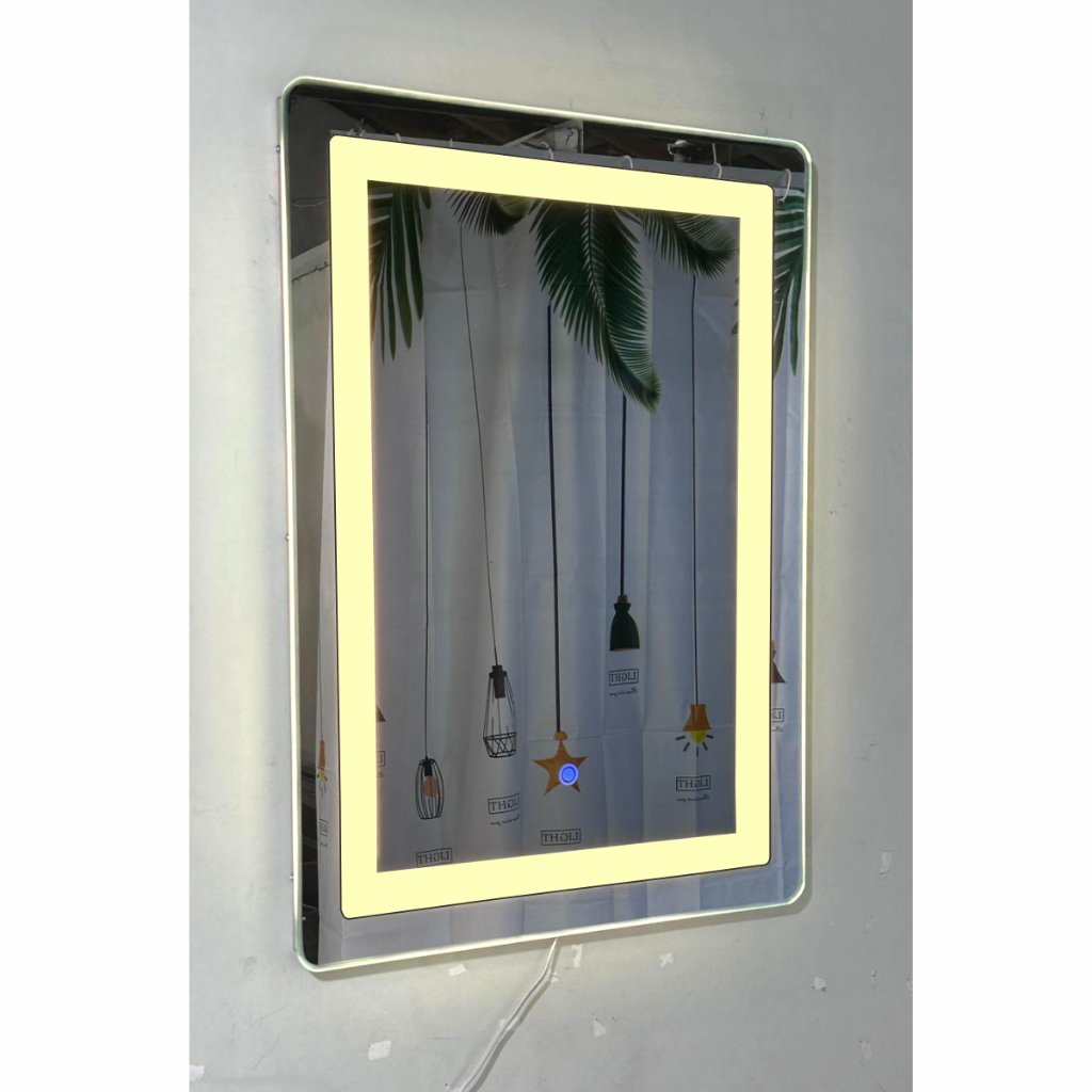 Jual Cermin Lampu LED Sensor Touchscreen 120 x 130 cm | Shopee Indonesia