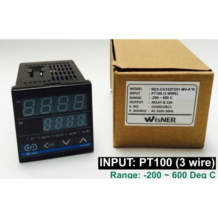 Jual CH102FD01MVAN RTD PT100 Temperature Controller out Relay