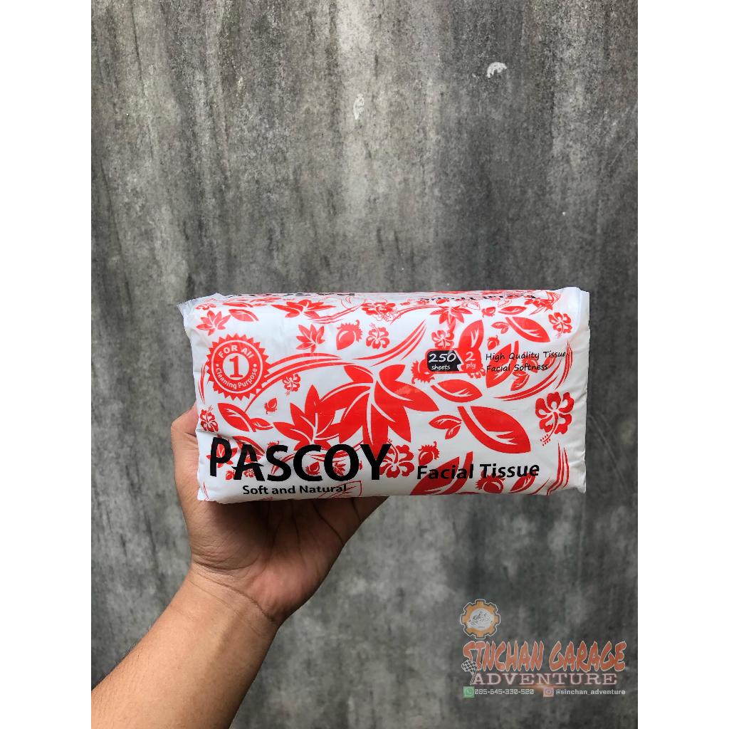 Jual tissu tissue facial pascoy 1pack (250sheets) 2ply. | Shopee Indonesia