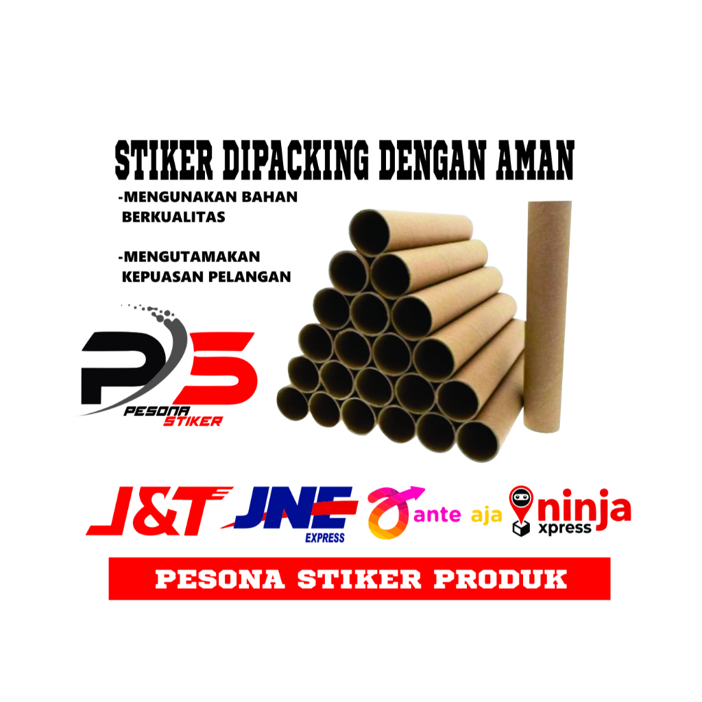 Jual STICKER CUTTING TERBARU TULISAN P BALAP SEGONDOK COCOK UNTUK KACA ...