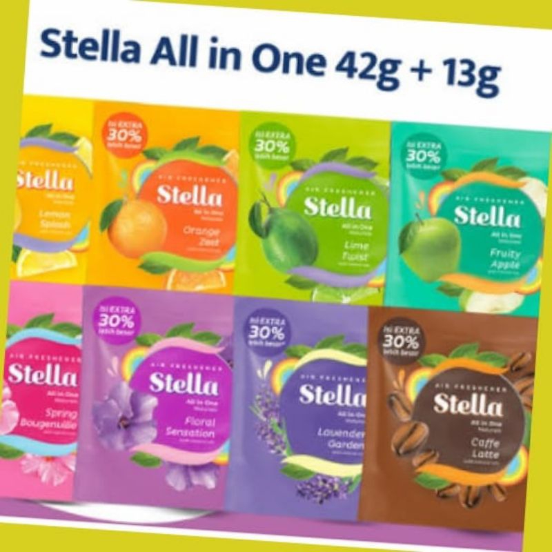 Jual Pengharum Ruangan Stella All In One Gantung 42g + 13g | Shopee ...