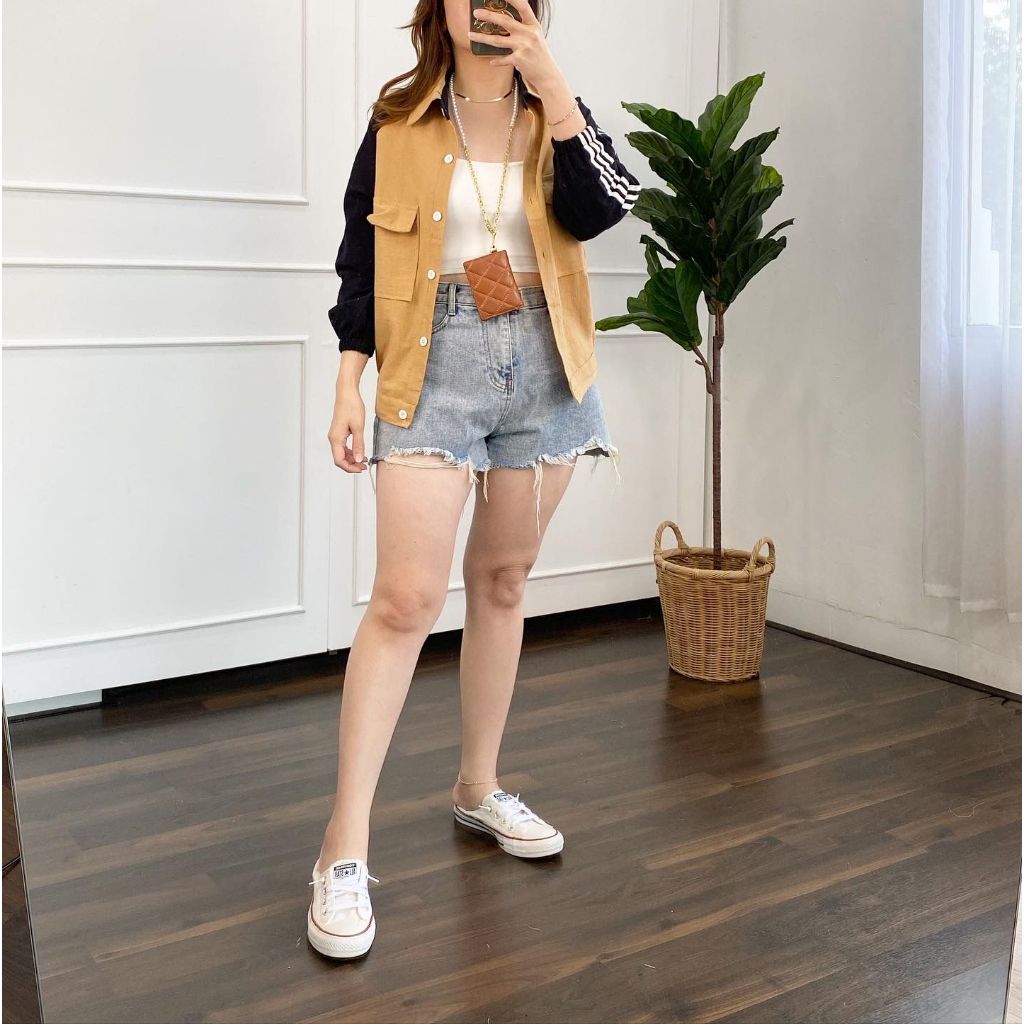 Jual JAcket Kemeja Outer Linen Sporty Outdoor Rami Fit to XXL | Shopee ...