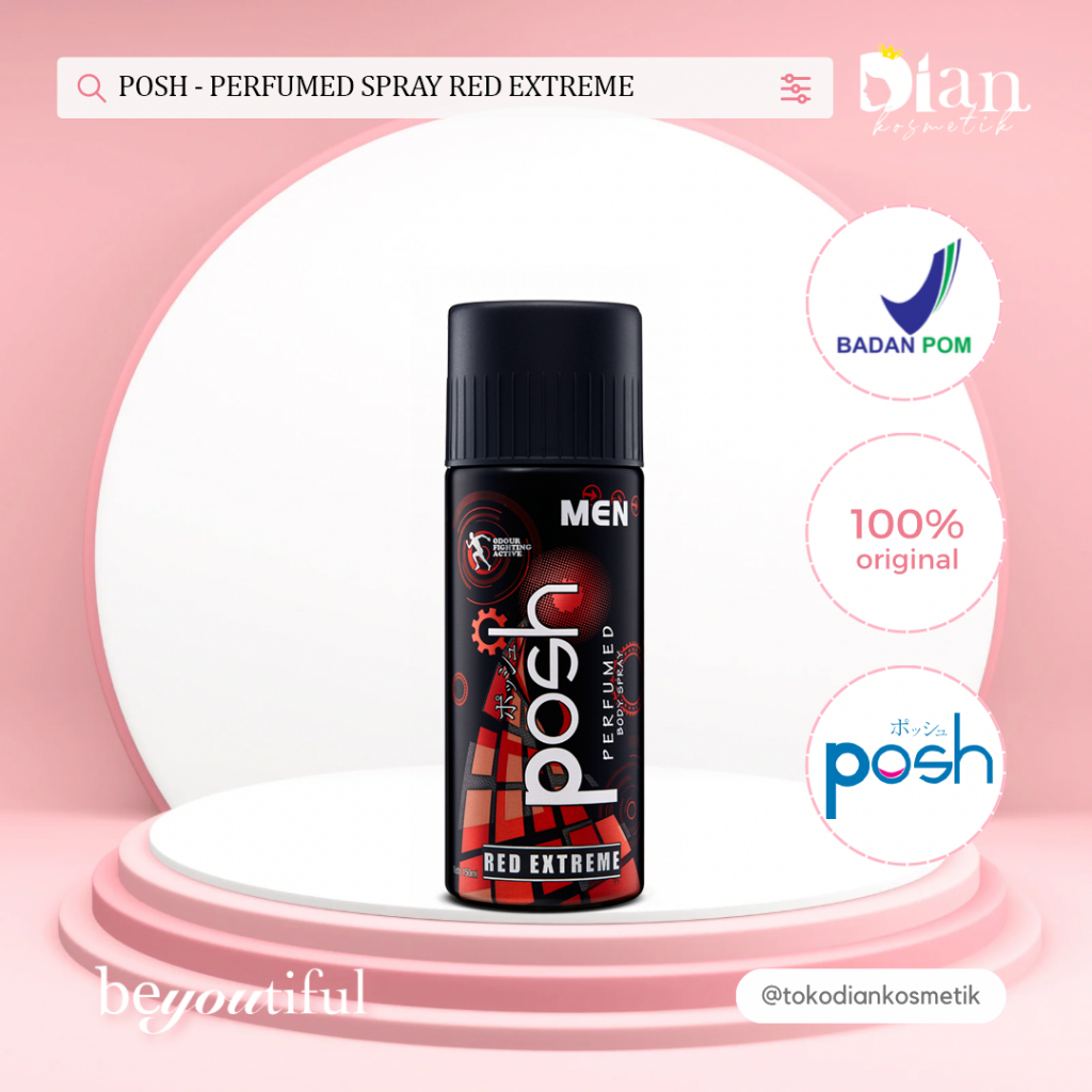 Jual POSH - PERFUMED SPRAY RED EXTREME | Shopee Indonesia