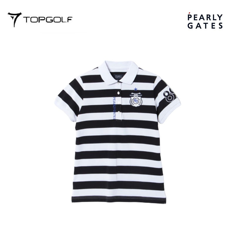 Jual T-SHIRT PEARLY GATES W STRIPE 055-1260708 WHITE | Shopee