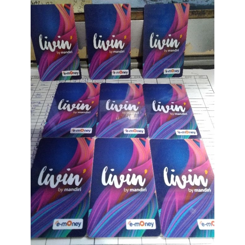Jual Emoney bank mandiri/Kartu Etoll mandiri Shopee Indonesia