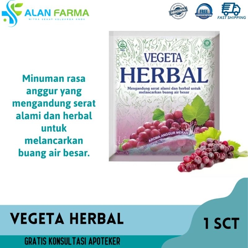 Jual Vegeta Herbal Sachet Rasa Anggur | Shopee Indonesia