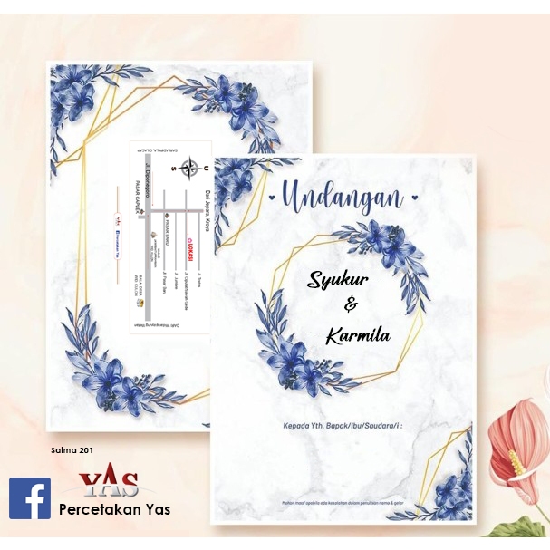 Jual Undangan pernikahan murah / undangan pernikahan / undangan