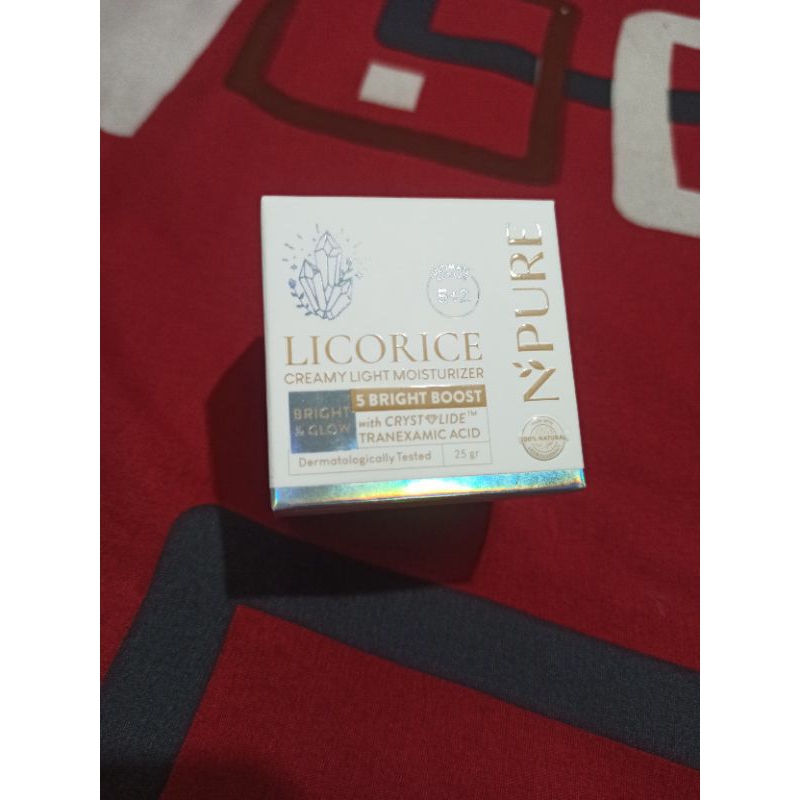 Jual NPURE Moisturizer Licorice Creamy (Share in jare) Shopee Indonesia
