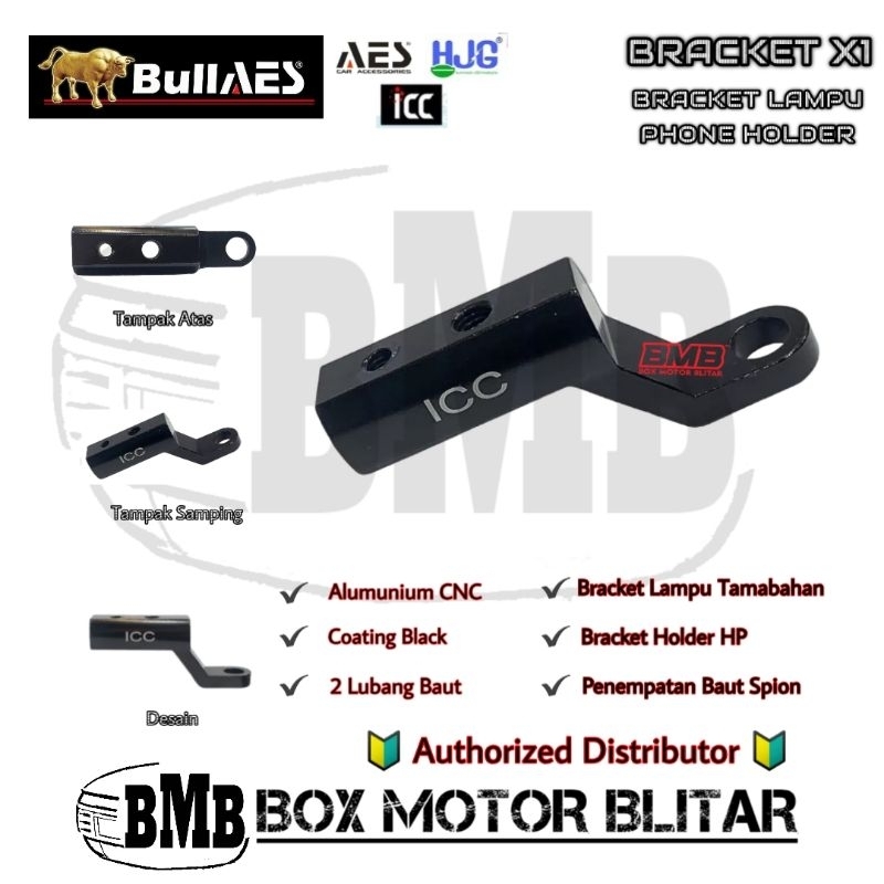 Jual Breket Dudukan Model Spion Bracket Motor Pangkon Lampu Holder Hp Shopee Indonesia