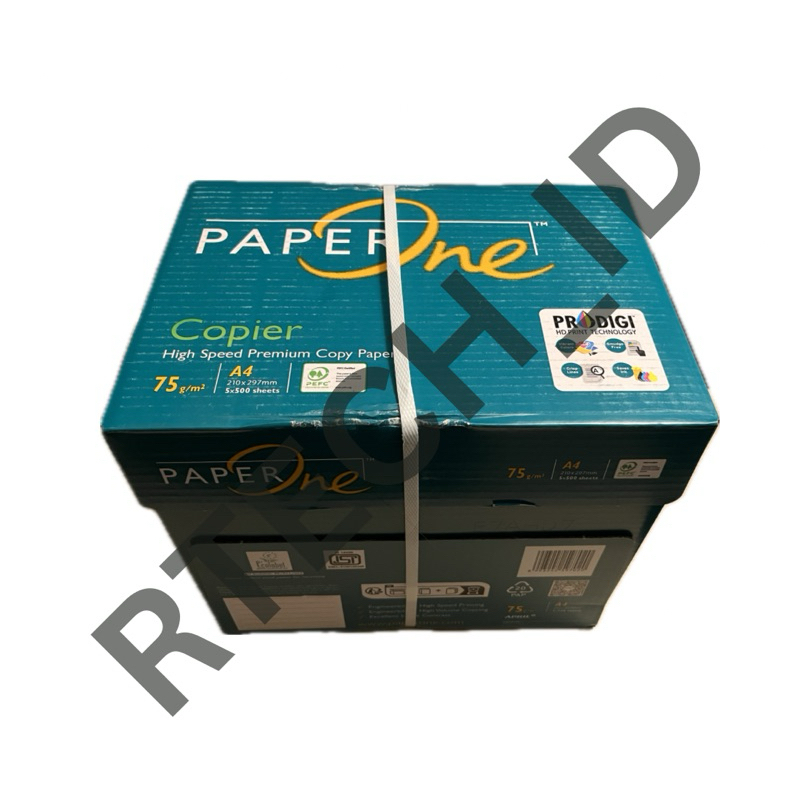 Jual Paper One Kertas Hvs Putih A4 - 75Gr | Shopee Indonesia