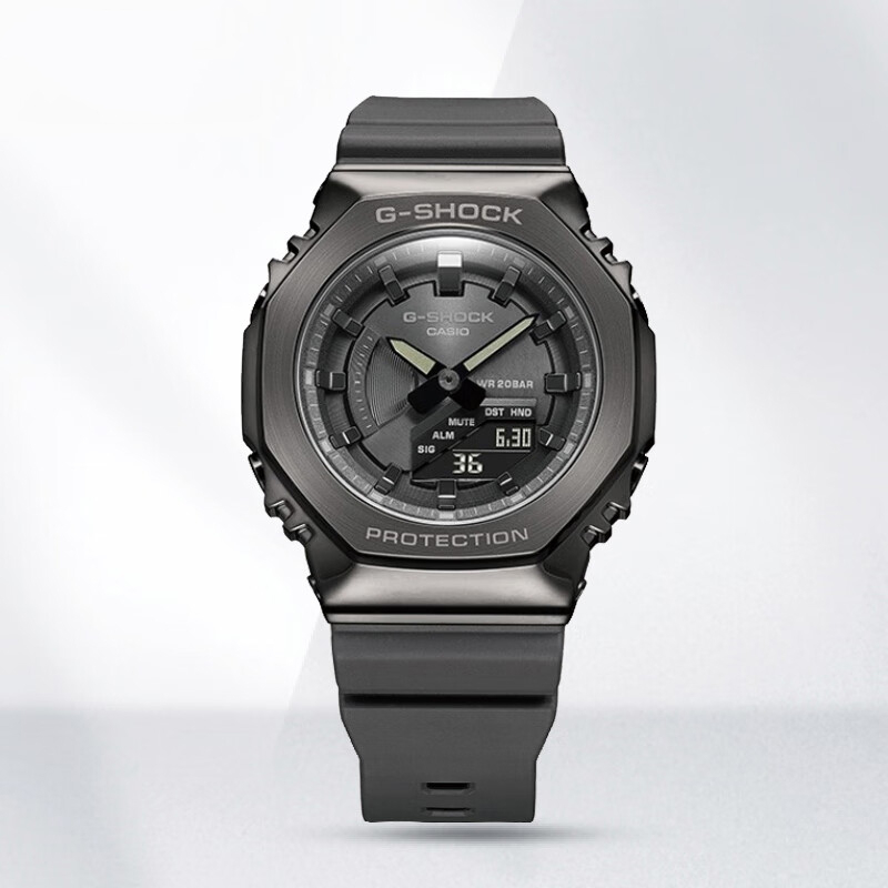 jam tangan/Casio Original G SHOCK GM 2100 Jam Tangan Pria Jam Tangan  Wanita Logam Baja Tahan Karat