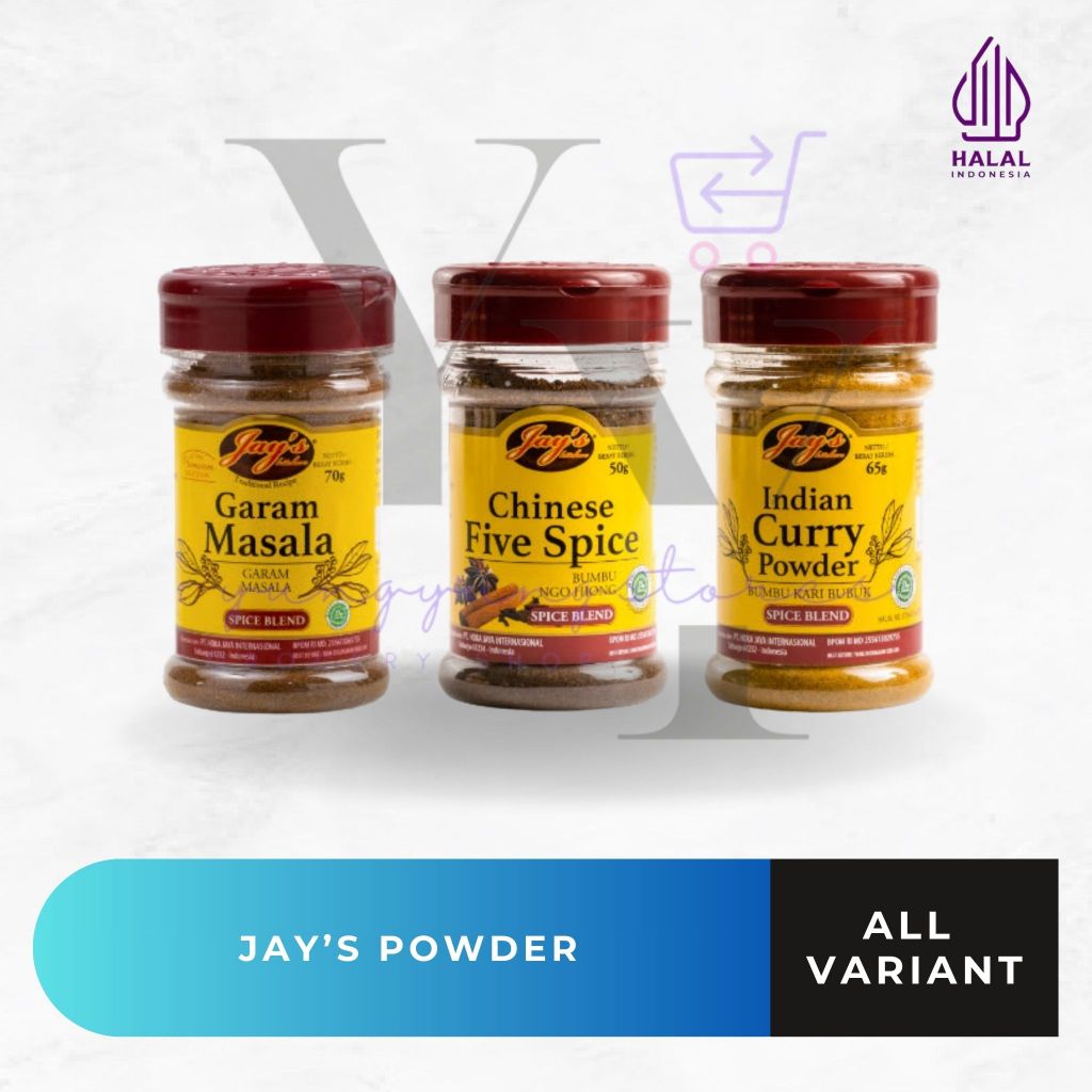 Jual Jay's Chinese Five Spice Ngo Hiong/ Indian Curry Powder / Garam Masala Shopee Indonesia