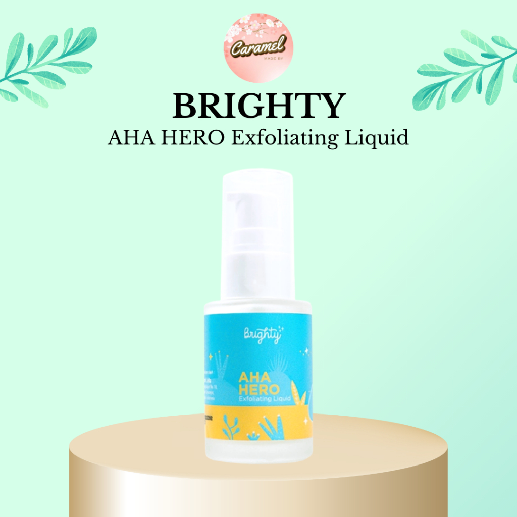 Jual BRIGHTY AHA HERO Exfoliating Liquid Serum - Pencerah Ketiak Back ...