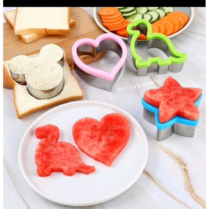 Jual C35 Sandwich Cutter Stainless Pemotong Roti Stainless Jumbo ...