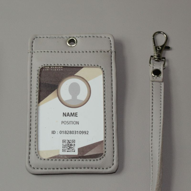 Jual [COD] ID CARD HOLDER TEMPAT ID CARD BAHAN KULIT UNIVERSAL UNISEX ...