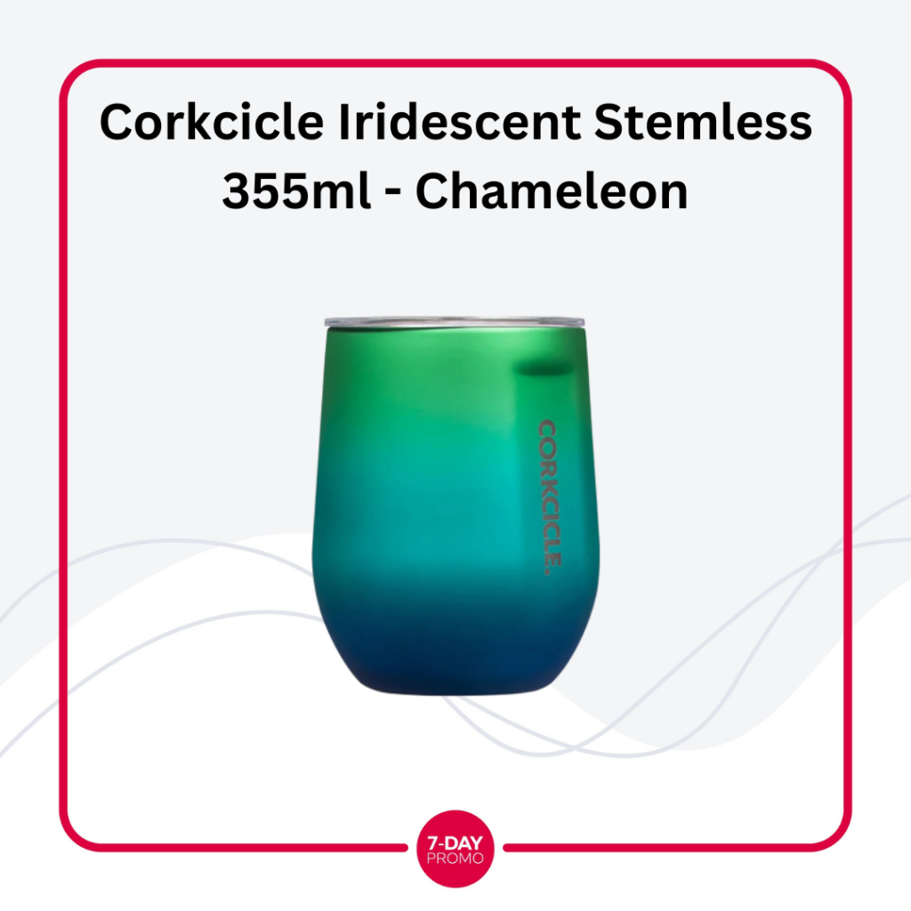 Jual Corkcicle Iridescent Stemless 355ml Chameleon Shopee Indonesia